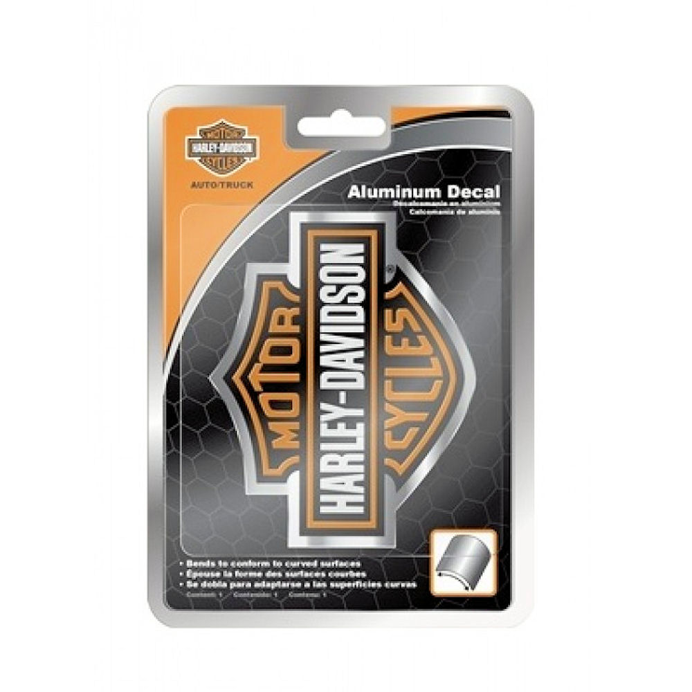 Harley Davidson Bar - Shield Aluminum Decal
