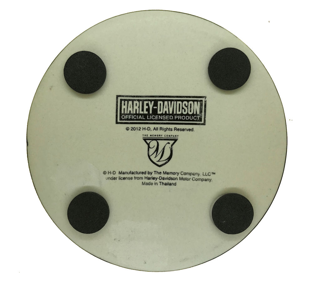 Harley Davidson Ceramic Coaster Set of 4