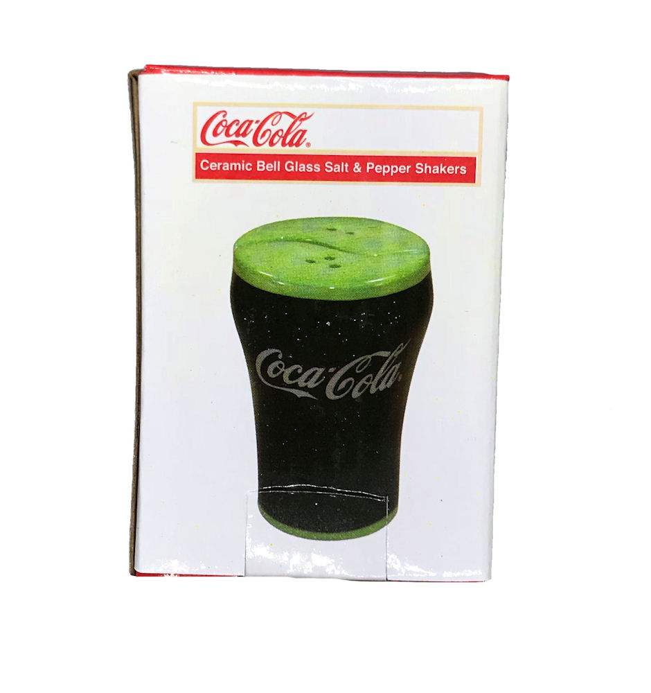 Coca-Cola Ceramic Salt - Pepper Shakers