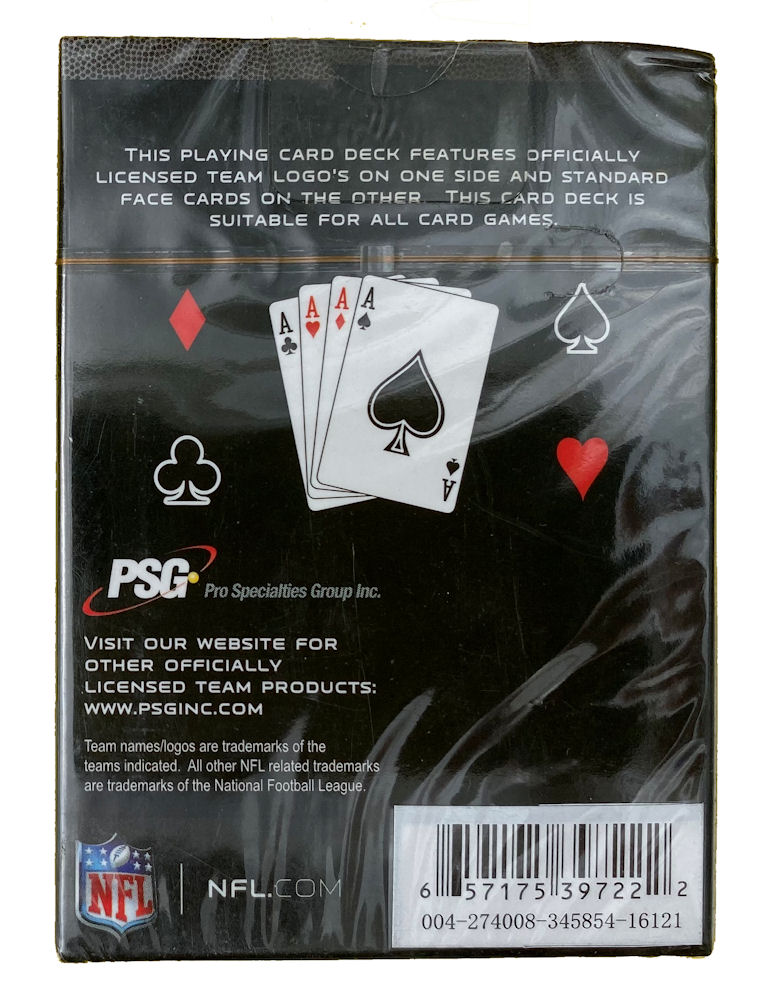 New York Giants NFL Playing Cards